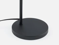 ILLUMI sculptural glass on stem modern table lamp 53cm