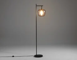 ILLUMI sculptural glass on stem modern floor lamp (61