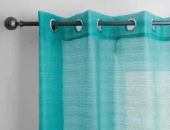 ISLA set of 2 sheer curtain panels