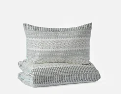 ISSA 3-piece queen duvet cover set