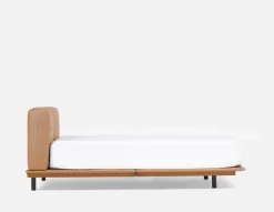 IVY leather king size bed
