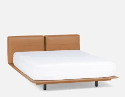 IVY leather king size bed