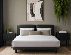 IVY leather king size bed
