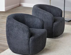 JANELLE swivel armchair