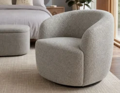 JANELLE swivel armchair