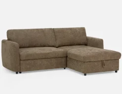 JANICE modern interchangeable storage sectional sofa-bed