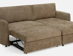 JANICE modern interchangeable storage sectional sofa-bed