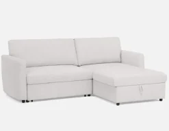 JANICE modern interchangeable storage sectional sofa-bed