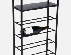 JAZZ contemporary metal wine rack 40x180cm