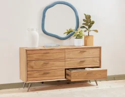JENSON rosewood 6-drawer dresser