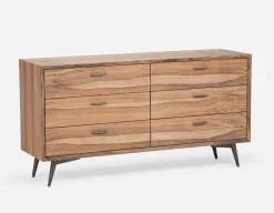 JENSON rosewood 6-drawer dresser