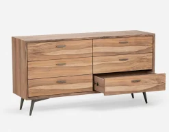 JENSON rosewood 6-drawer dresser