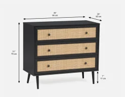 JETT 3-drawer dresser