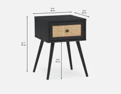 JETT end table with storage