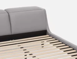 JONNAH leather king size bed