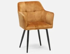 JOSS natural rattan dining armchair