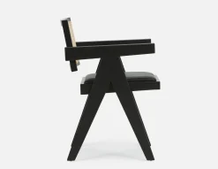 JOSS natural rattan dining armchair
