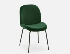 JUDITH contemporary velvet dining chair
