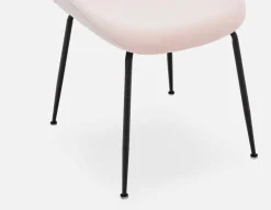 JUDITH contemporary velvet dining chair