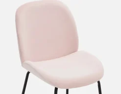 JUDITH contemporary velvet dining chair
