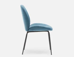 JUDITH contemporary velvet dining chair