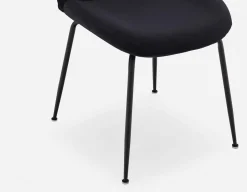 JUDITH contemporary velvet dining chair