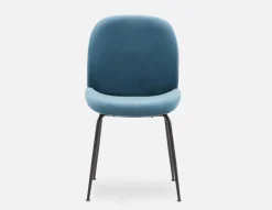 JUDITH contemporary velvet dining chair