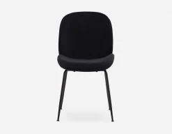 JUDITH contemporary velvet dining chair