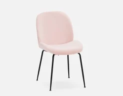 JUDITH velvet bar stool with backrest 78 cm