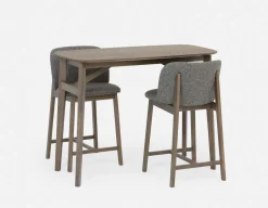 KAILUA mid-century modern 3-piece pub table set