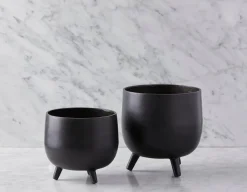 KAYES 2-piece aluminum planter set