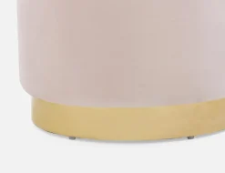 KEIRA velvet ottoman