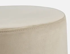 KEIRA velvet ottoman