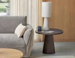 KERALA handcrafted aluminum end table 63 cm