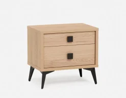 KIERA mid-century modern bedside table