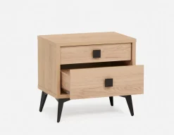 KIERA mid-century modern bedside table
