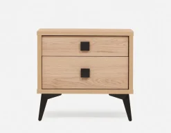 KIERA mid-century modern bedside table