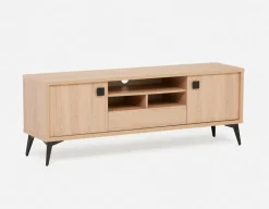 KIERA mid-century modern 6-drawer chest