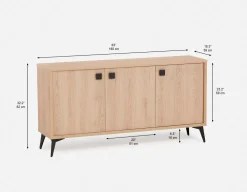 KIERA mid-century modern sideboard