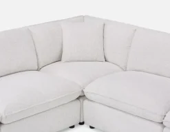 KIMM contemporary 6-pc modular sectional sofa