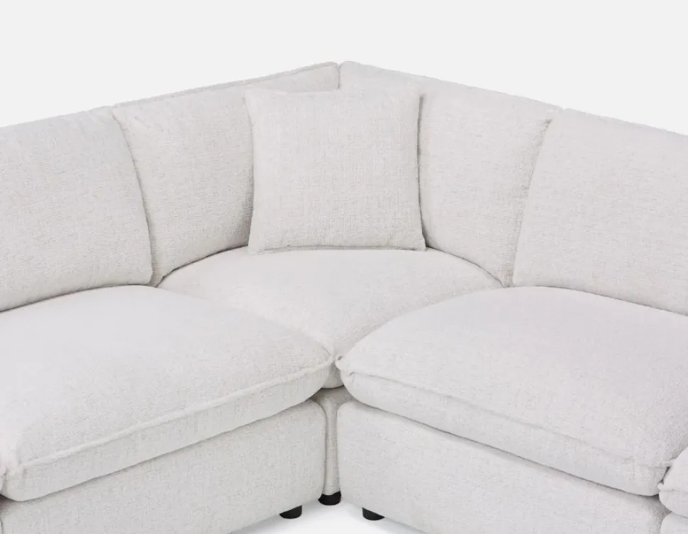 KIMM contemporary 6-pc modular sectional sofa