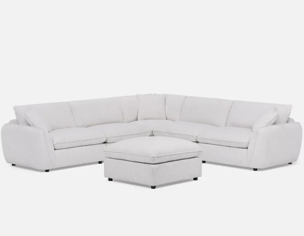 KIMM contemporary 6-pc modular sectional sofa