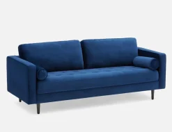 KINSEY 100% leather loveseat