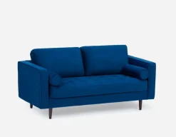 KINSEY 100% leather loveseat