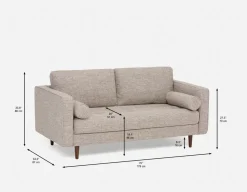 KINSEY mid century loveseat