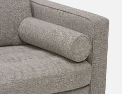 KINSEY mid-century modern 3-seater sofa