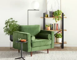 KINSEY velvet armchair