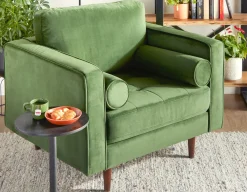 KINSEY velvet armchair