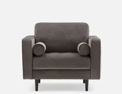 KINSEY velvet armchair