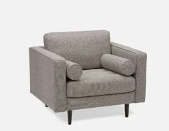 KINSEY velvet 3-seater sofa